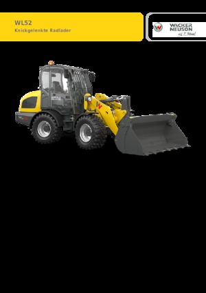 Gumikerekes homlokrakodók Wacker Neuson WL52
