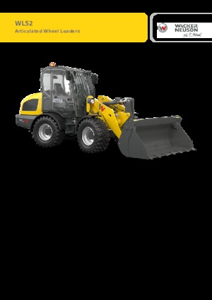 Gumikerekes homlokrakodók Wacker Neuson WL52