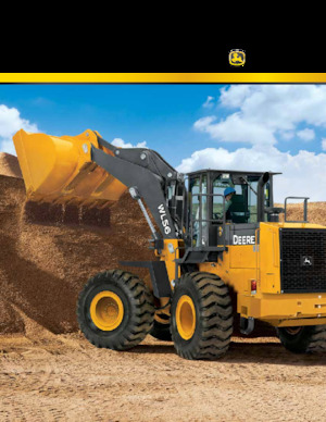 Gumikerekes homlokrakodók John Deere Construction WL56