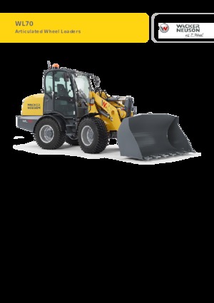 Gumikerekes homlokrakodók Wacker Neuson WL70