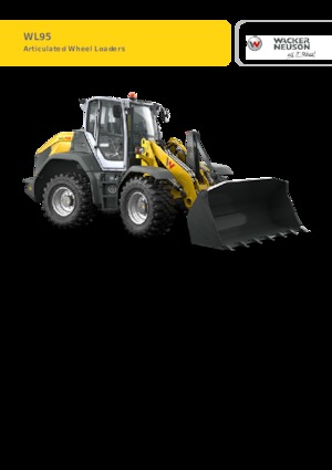 Gumikerekes homlokrakodók Wacker Neuson WL95