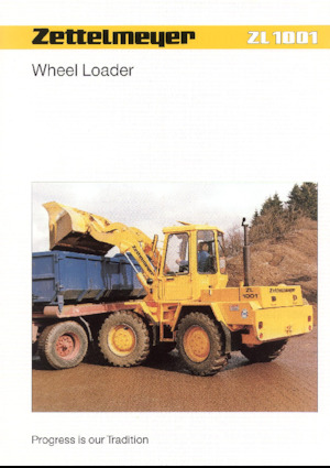 Gumikerekes homlokrakodók Zettelmeyer ZL 1001