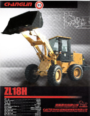 Gumikerekes homlokrakodók Changlin ZL 18H