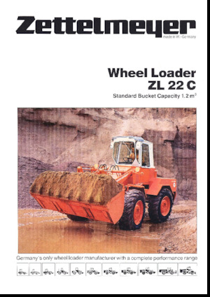 Gumikerekes homlokrakodók Zettelmeyer ZL 22 C