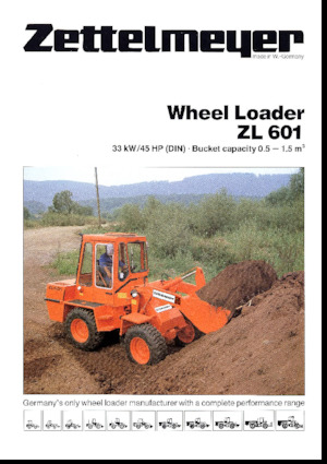 Gumikerekes homlokrakodók Zettelmeyer ZL 601