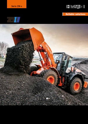 Gumikerekes homlokrakodók Hitachi ZW220-6