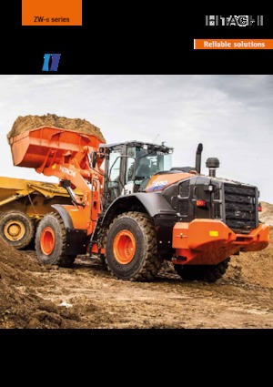 Gumikerekes homlokrakodók Hitachi ZW250-6