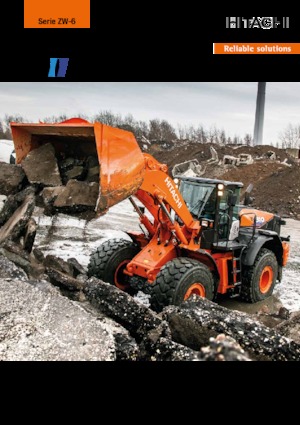 Gumikerekes homlokrakodók Hitachi ZW310-6