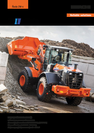 Gumikerekes homlokrakodók Hitachi ZW150-6