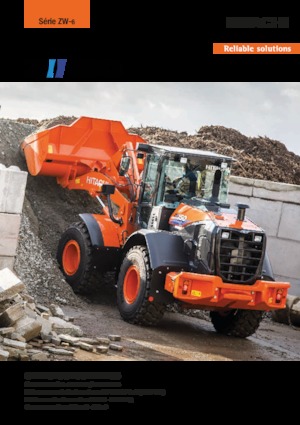 Gumikerekes homlokrakodók Hitachi ZW150-6