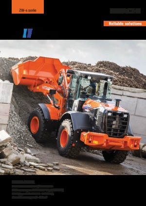 Gumikerekes homlokrakodók Hitachi ZW150-6