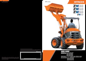 Gumikerekes homlokrakodók Hitachi ZW20