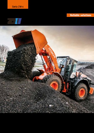 Gumikerekes homlokrakodók Hitachi ZW220-6