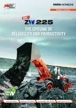 Gumikerekes homlokrakodók Hitachi ZW225