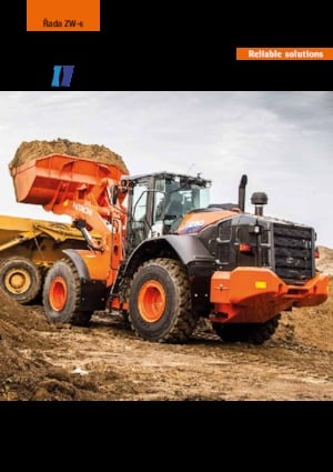 Gumikerekes homlokrakodók Hitachi ZW250-6