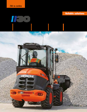 Gumikerekes homlokrakodók Hitachi ZW30-5B