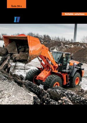 Gumikerekes homlokrakodók Hitachi ZW310-6