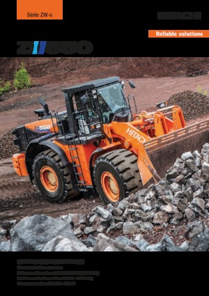 Gumikerekes homlokrakodók Hitachi ZW550-6