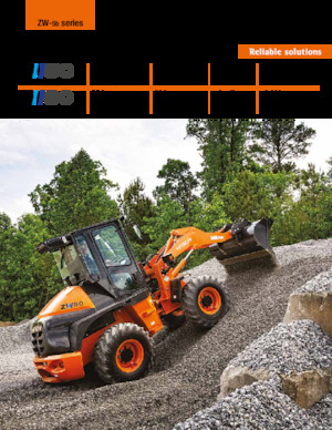 Gumikerekes homlokrakodók Hitachi ZW80-5B