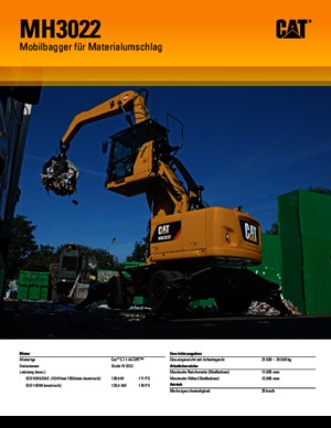 Anyagmozgató gépek Caterpillar MH3022