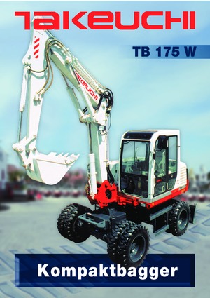 Gumikerekes kotrók Takeuchi TB 175 W