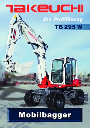 Gumikerekes kotrók Takeuchi TB 295 W