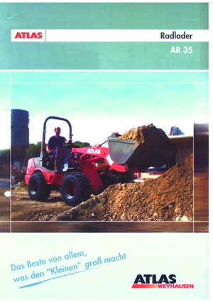 Gumikerekes homlokrakodók Atlas-weycor AR 35