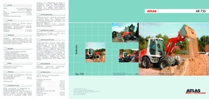 Gumikerekes homlokrakodók Atlas-weycor AR 75 S