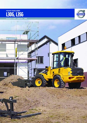 Gumikerekes homlokrakodók Volvo L30G