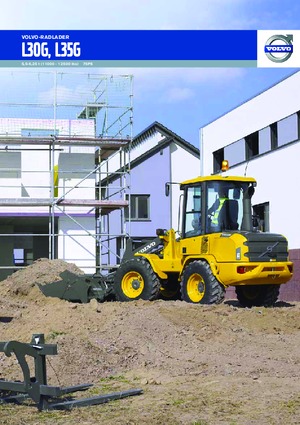 Gumikerekes homlokrakodók Volvo L30G