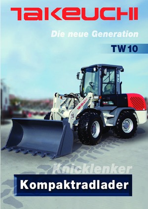 Gumikerekes homlokrakodók Takeuchi TW 10