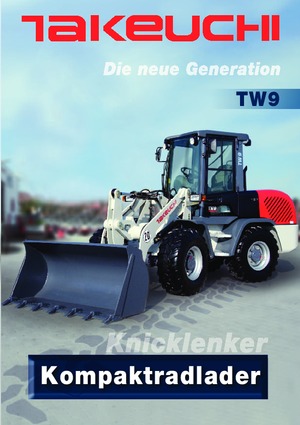 Gumikerekes homlokrakodók Takeuchi TW 9