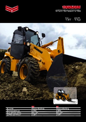 Gumikerekes homlokrakodók Yanmar V8 