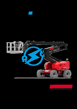 Gumikerekes töretőgémes munkaállványok Manitou 200 ATJ E