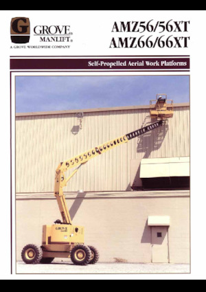 Gumikerekes töretőgémes munkaállványok Grove-Manlift AMZ 66 XT