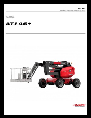 Gumikerekes töretőgémes munkaállványok Manitou ATJ 46+