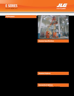 Gumikerekes töretőgémes munkaállványok JLG E400AN