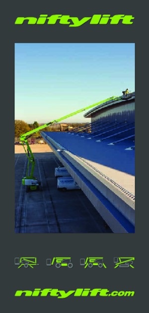 Gumikerekes töretőgémes munkaállványok Niftylift NL 210 SD