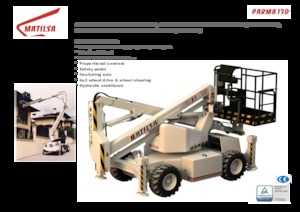 Gumikerekes töretőgémes munkaállványok Matilsa Parma 13 D