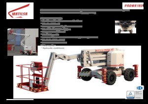 Gumikerekes töretőgémes munkaállványok Matilsa Parma 18 D