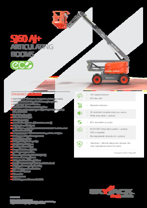 Gumikerekes töretőgémes munkaállványok Skyjack SJ 60 AJ+