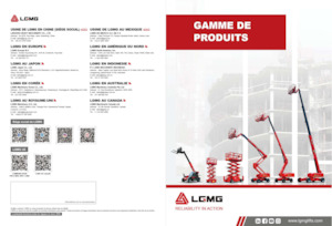 Gumikerekes töretőgémes munkaállványok LGMG  A14JE-2