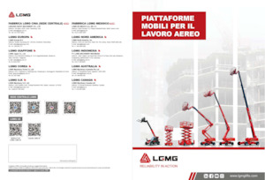 Gumikerekes töretőgémes munkaállványok LGMG  A14JE-2