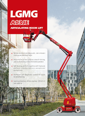 Gumikerekes töretőgémes munkaállványok LGMG  A13JE-LI