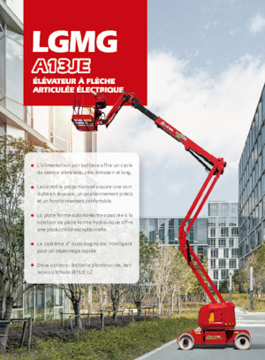 Gumikerekes töretőgémes munkaállványok LGMG  A13JE-LI