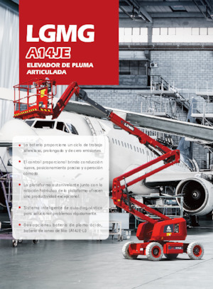 Gumikerekes töretőgémes munkaállványok LGMG  A14JE