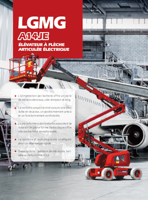 Gumikerekes töretőgémes munkaállványok LGMG  A14JE