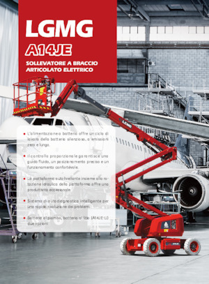 Gumikerekes töretőgémes munkaállványok LGMG  A14JE