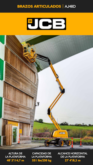 Gumikerekes töretőgémes munkaállványok JCB AJ48D