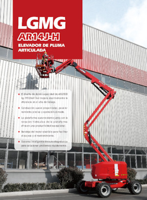 Gumikerekes töretőgémes munkaállványok LGMG  AR14J-H